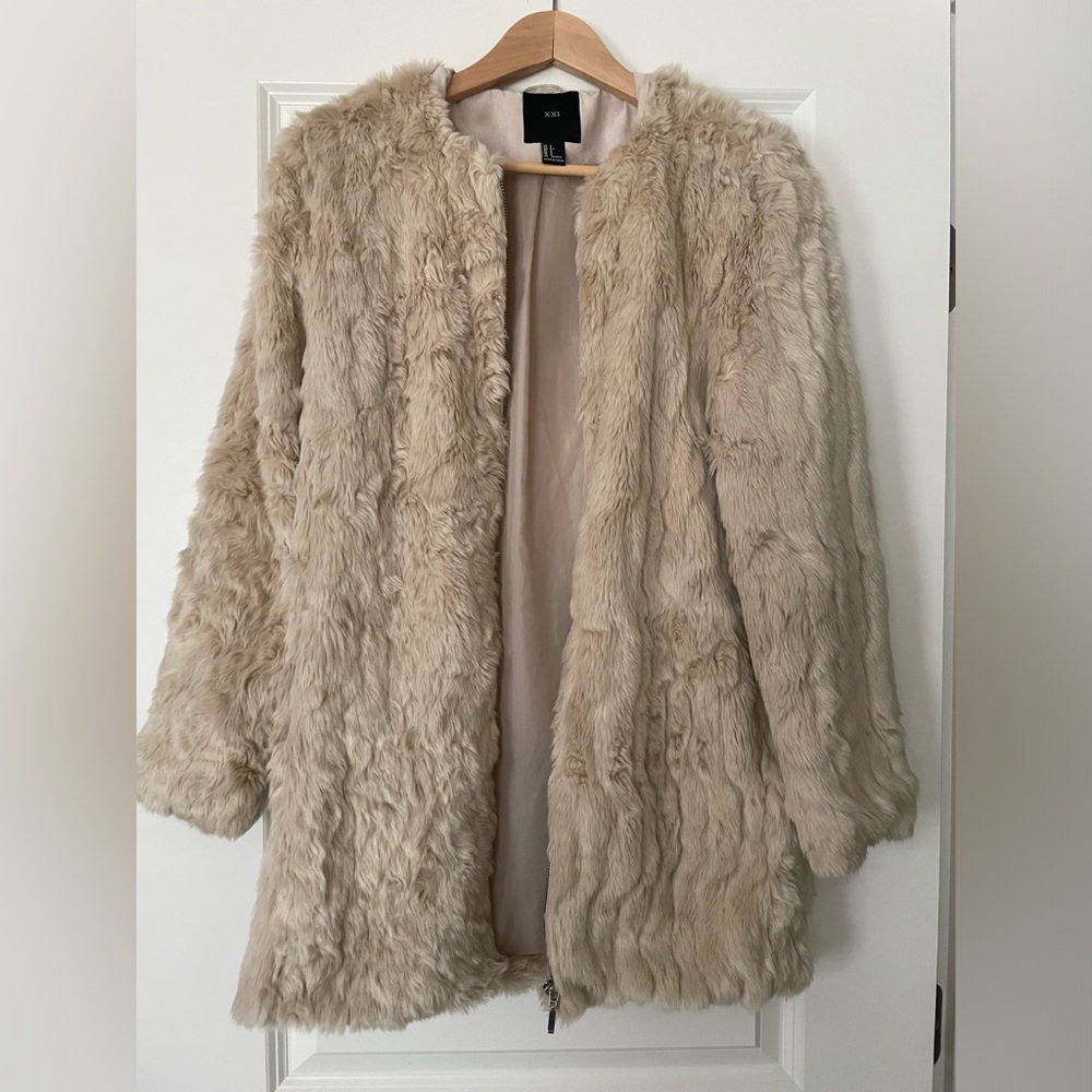Forever 21 Faux Fur Coat